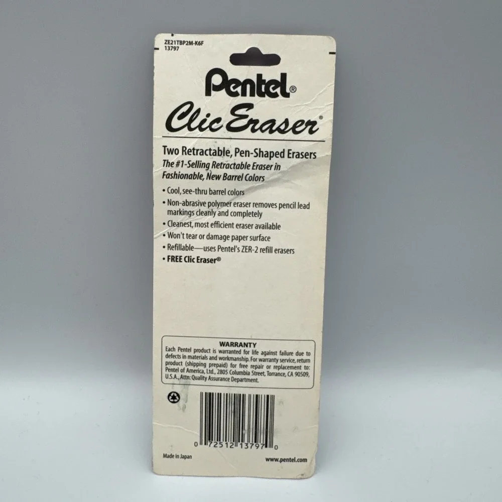 Pentel clic retractable